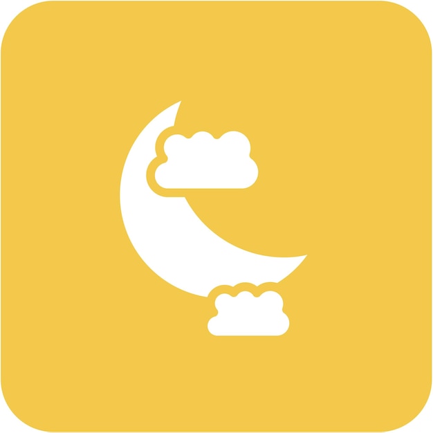 Icon van de maan