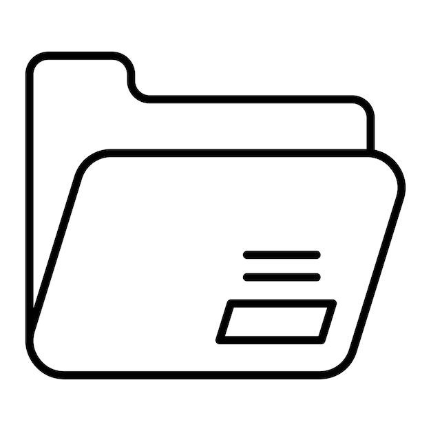 Icon van de map