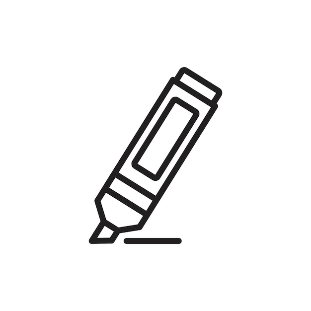 Icon van de marker Eenvoudige dunne omtrek
