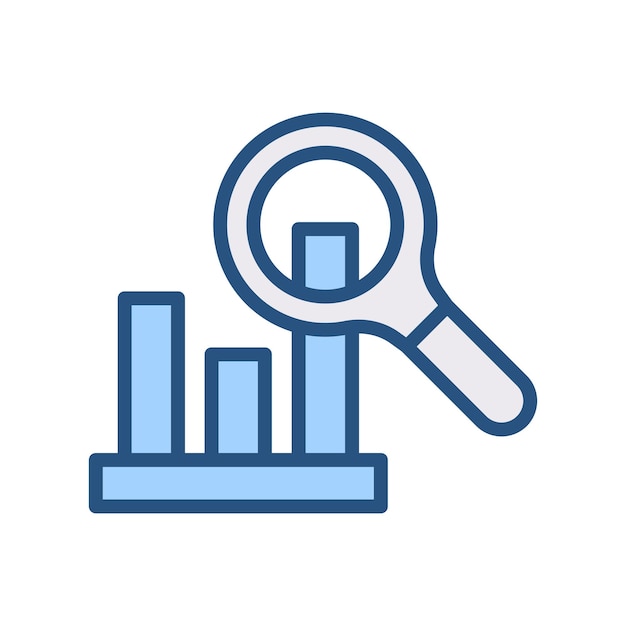 Icon van de marketinganalyse