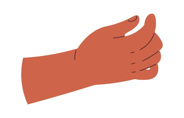 Vector icon van de menselijke hand