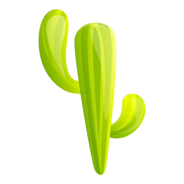 Icon van de Mexicaanse cactus Cartoon van de Mexikaanse caktus vector icoon voor webontwerp geïsoleerd op witte achtergrond