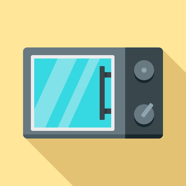 Icon van de microgolf Vlak illustratie van het microgolf vector icoontje voor webontwerp
