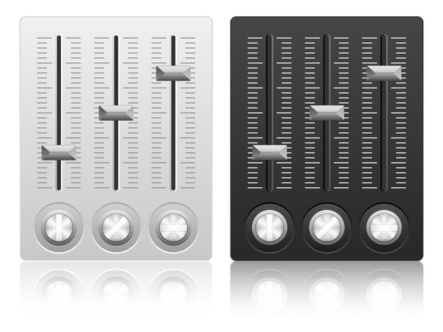 Vector icon van de mixconsole