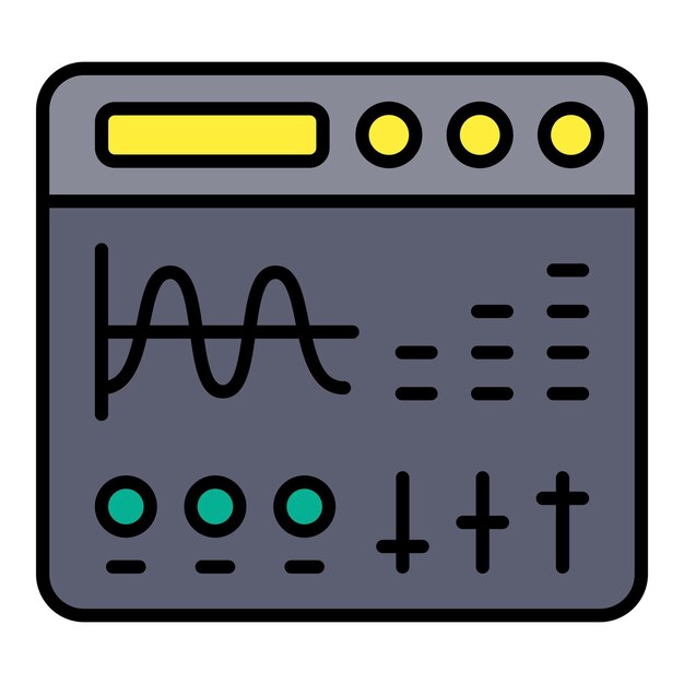 Vector icon van de mixer