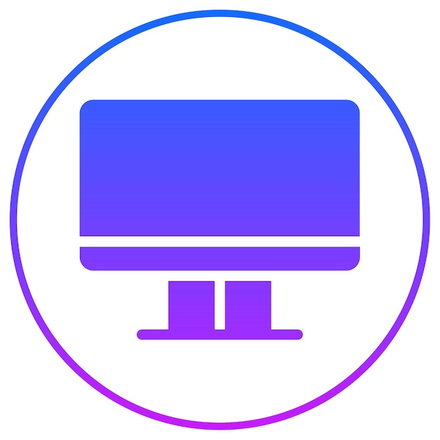 Icon van de monitor