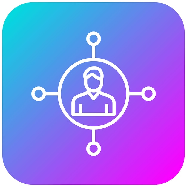 Icon van de netwerkcapaciteitsvector Kan worden gebruikt voor de netwerkiconset