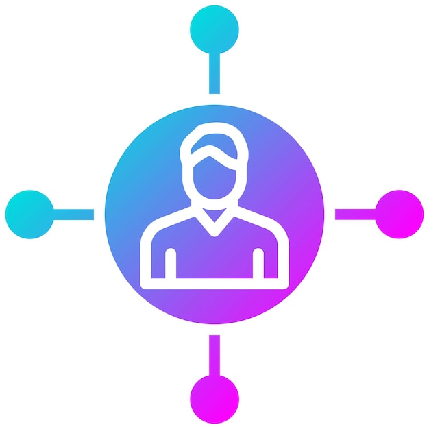 Icon van de netwerkcapaciteitsvector Kan worden gebruikt voor de netwerkiconset