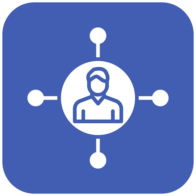 Icon van de netwerkcapaciteitsvector Kan worden gebruikt voor de netwerkiconset
