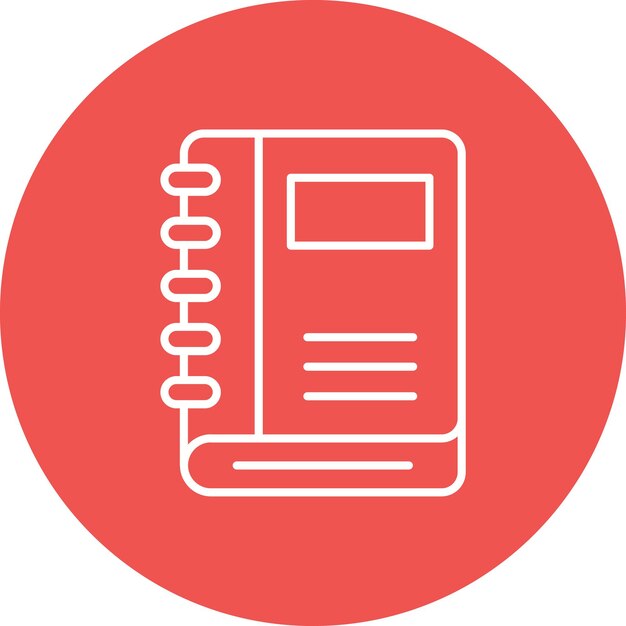 Icon van de notitieboek