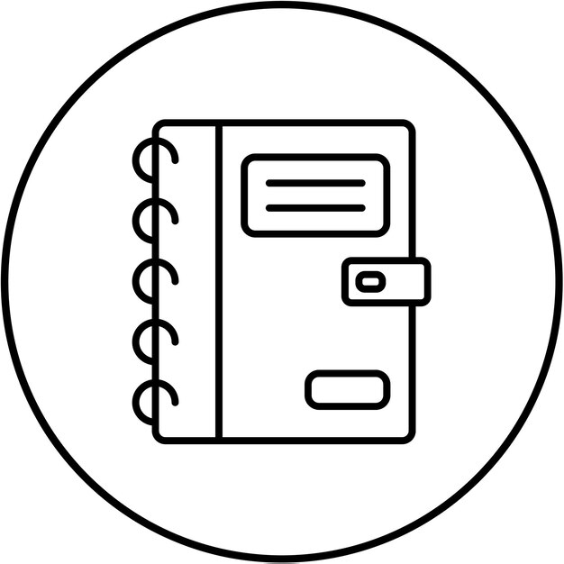Icon van de notitieboek