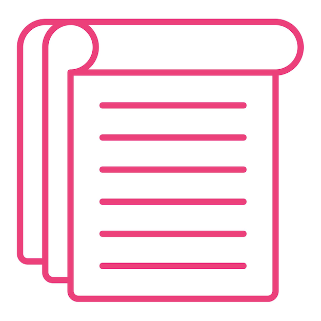 Icon van de notitieboekje