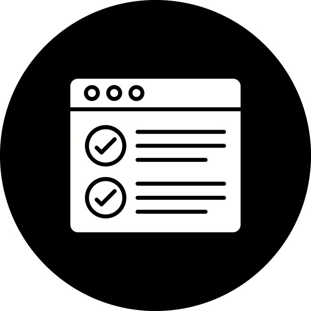 Icon van de online enquête