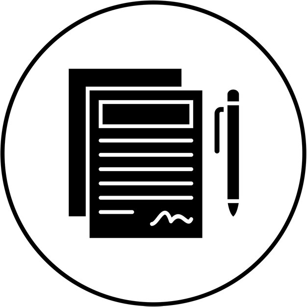 Icon van de overeenkomst