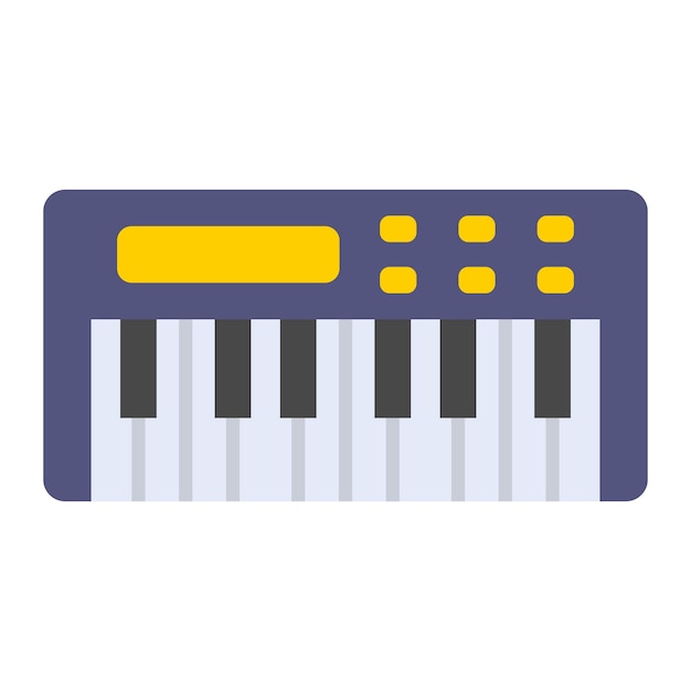 Vector icon van de piano