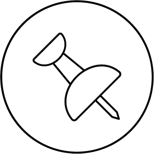Icon van de pin