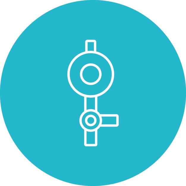 Icon van de pipetkolf