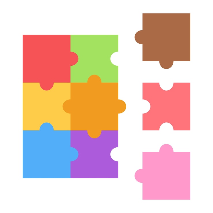 Vector icon van de puzzel