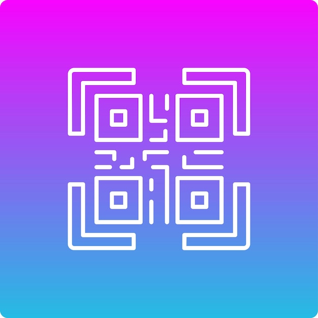 Icon van de Qr-code