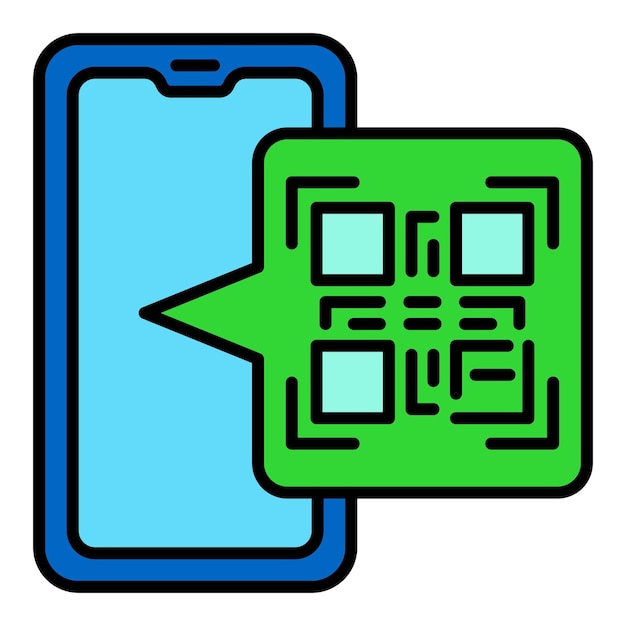 Icon van de Qr-code