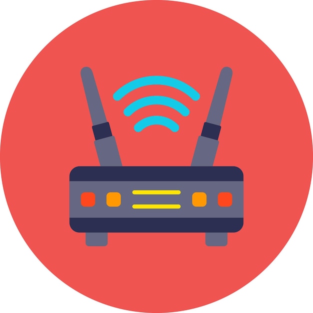 Vector icon van de router