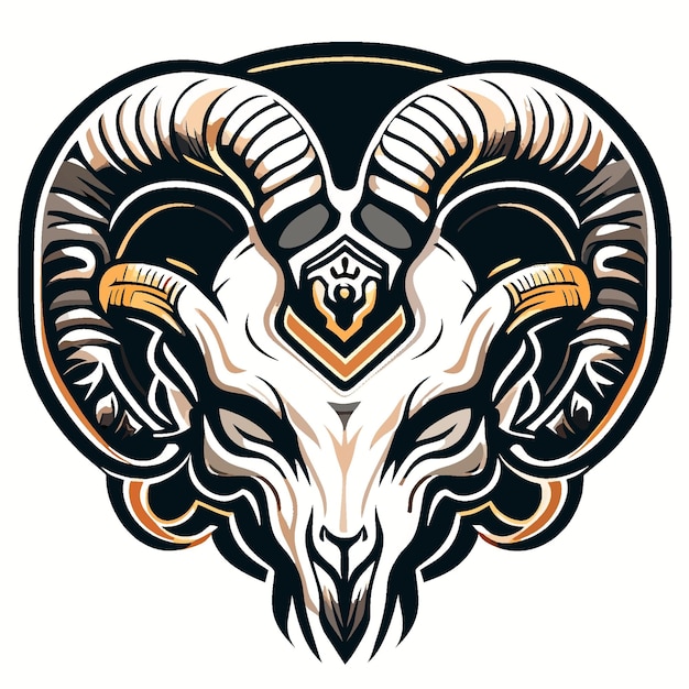 Icon van de Rustic Ram Skull