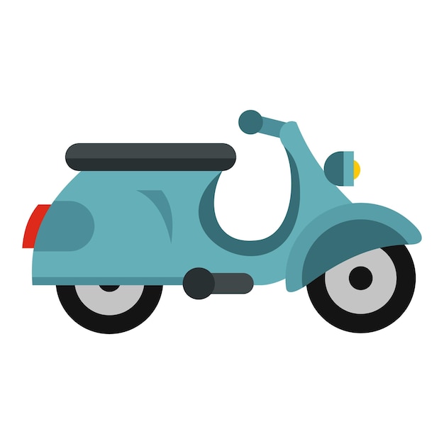 Icon van de scooter Platte illustratie van het scooter vector icoontje voor het web