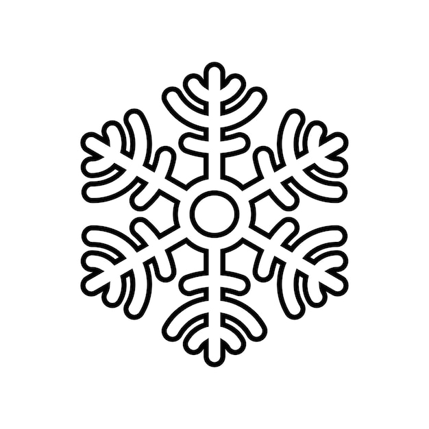 Icon van de sneeuw