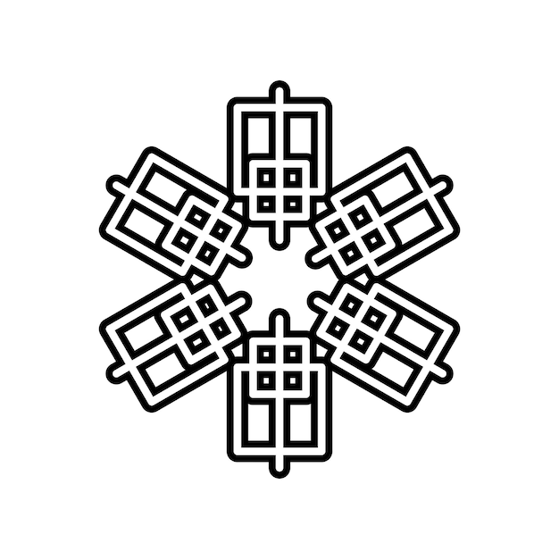 Icon van de sneeuw