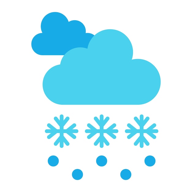 Icon van de sneeuwstorm