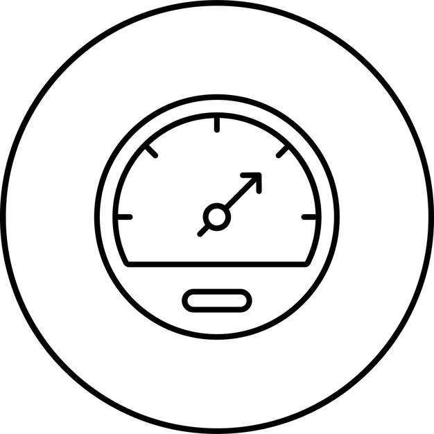 Icon van de snelheidsmeter