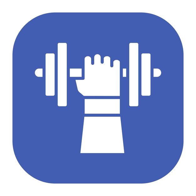 Icon van de sportschool