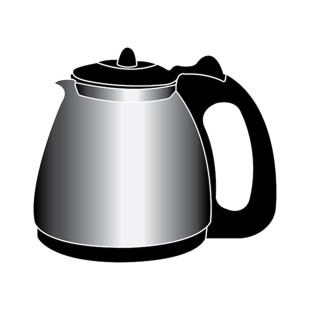 Vector icon van de theepot