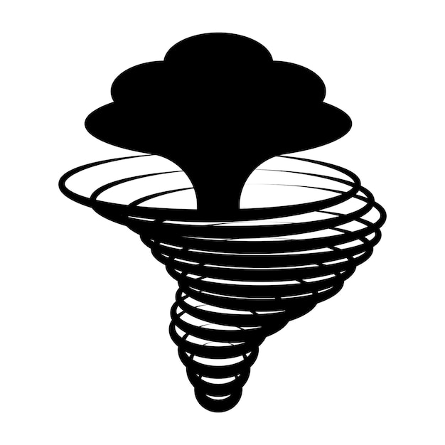 Vector icon van de tornado