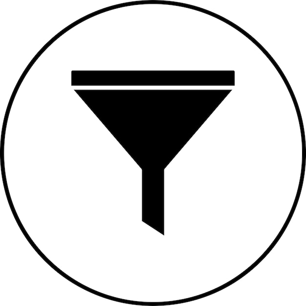 Icon van de trechter