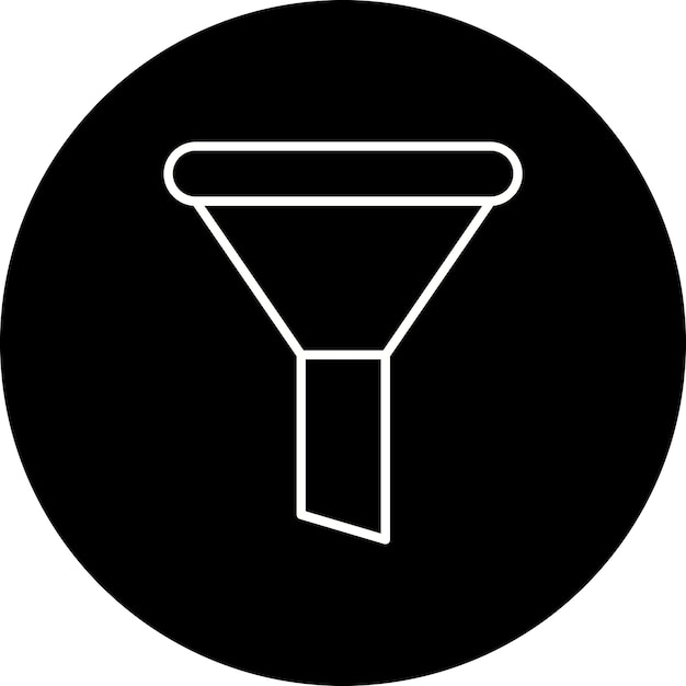 Icon van de trechter