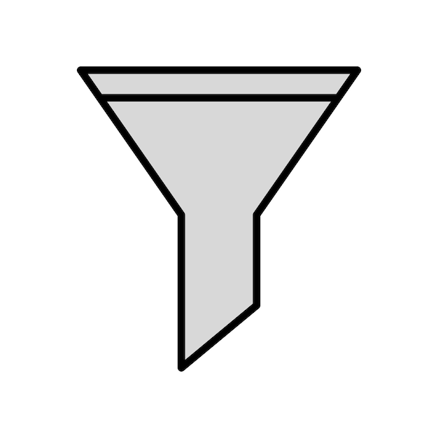 Icon van de trechter