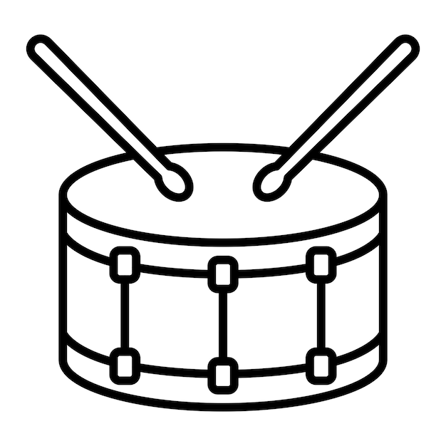 Icon van de trommel