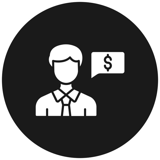 Icon van de vector Financiën kan worden gebruikt voor de Business Economy-iconset