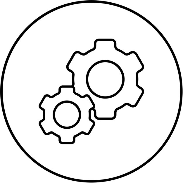 Icon van de versnelling