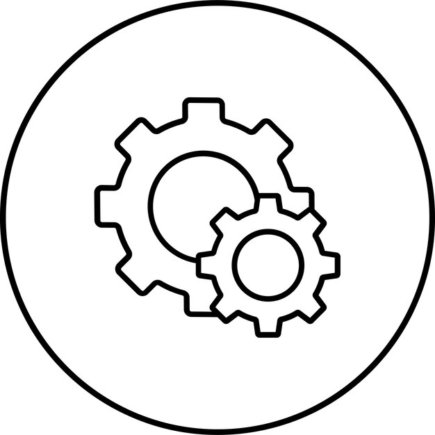 Icon van de versnelling