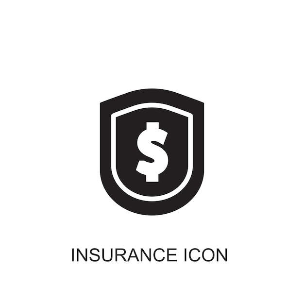 Icon van de verzekeringsvector