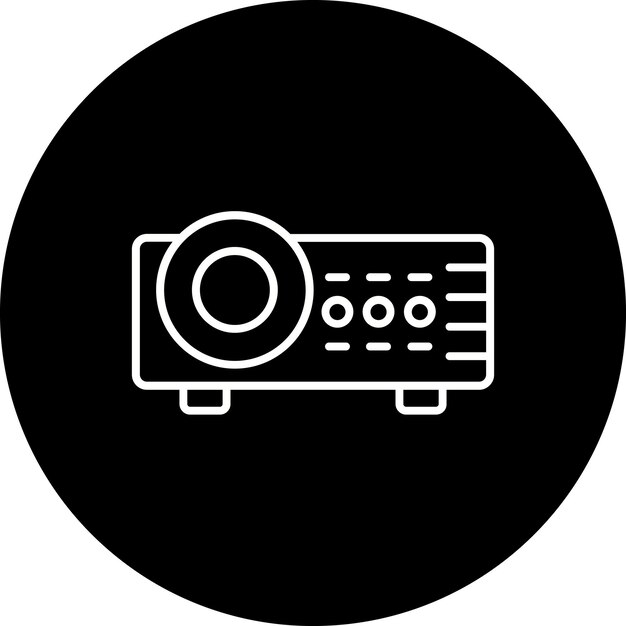 Icon van de videoprojector