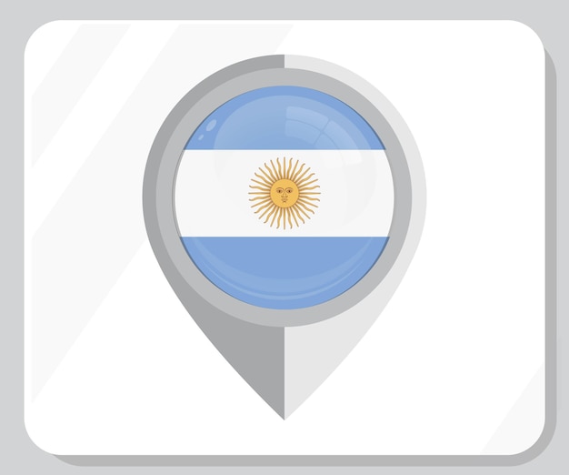 Icon van de vlag van Argentinië