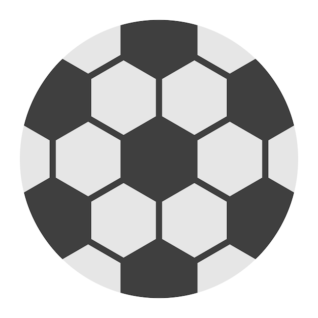 Vector icon van de voetbalbal