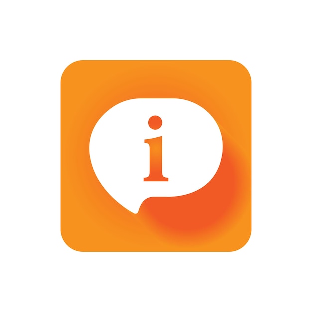 Icon van de vraagtekenvector Icon van het informatieteken