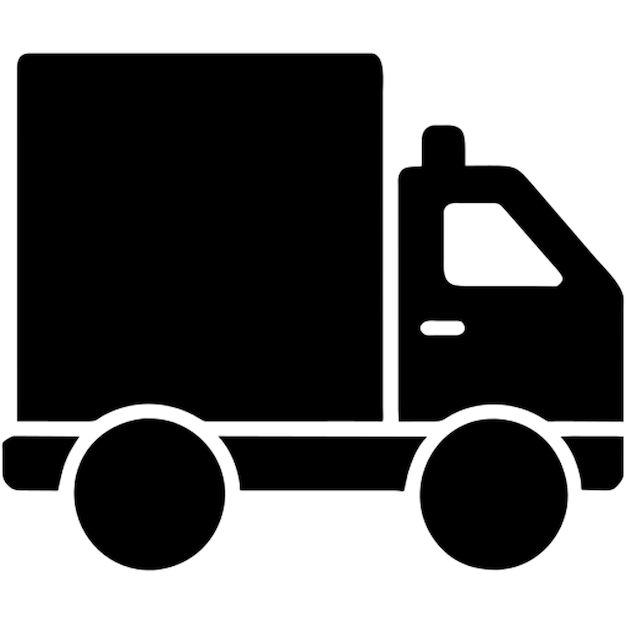 Icon van de vrachtwagen