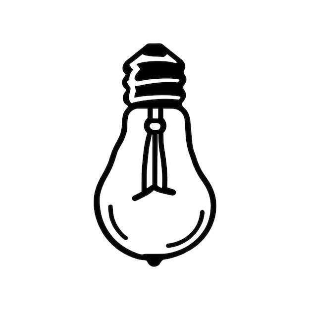 Icon van de vrije vectorlamp