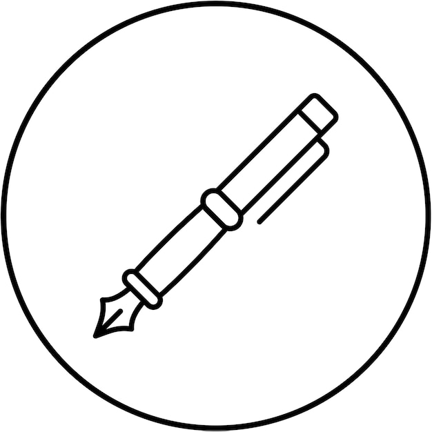 Icon van de vulpen