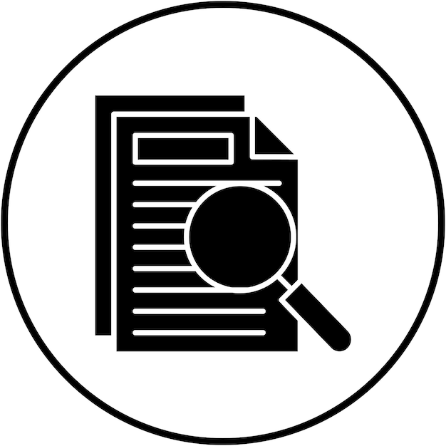 Icon van de waarnemingsvector kan worden gebruikt voor de iconenverzameling Data Analytics